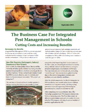 The Business Case for Integrated Pest Management in Schools