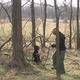 Opal responds to her trainer's commands