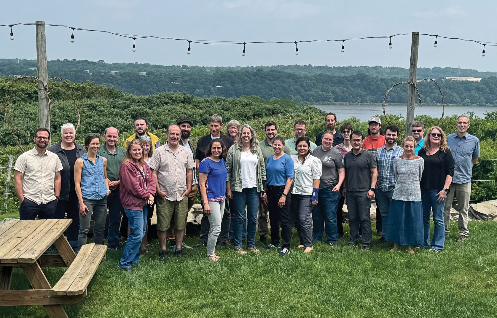 The Cornell IPM team photo outdoors.